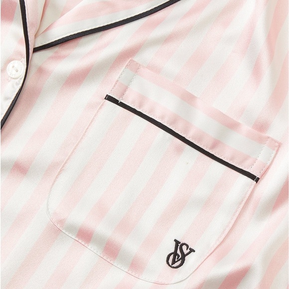 Victoria's Secret Iconic Stripes Satin Pajama - Picture 4 of 8